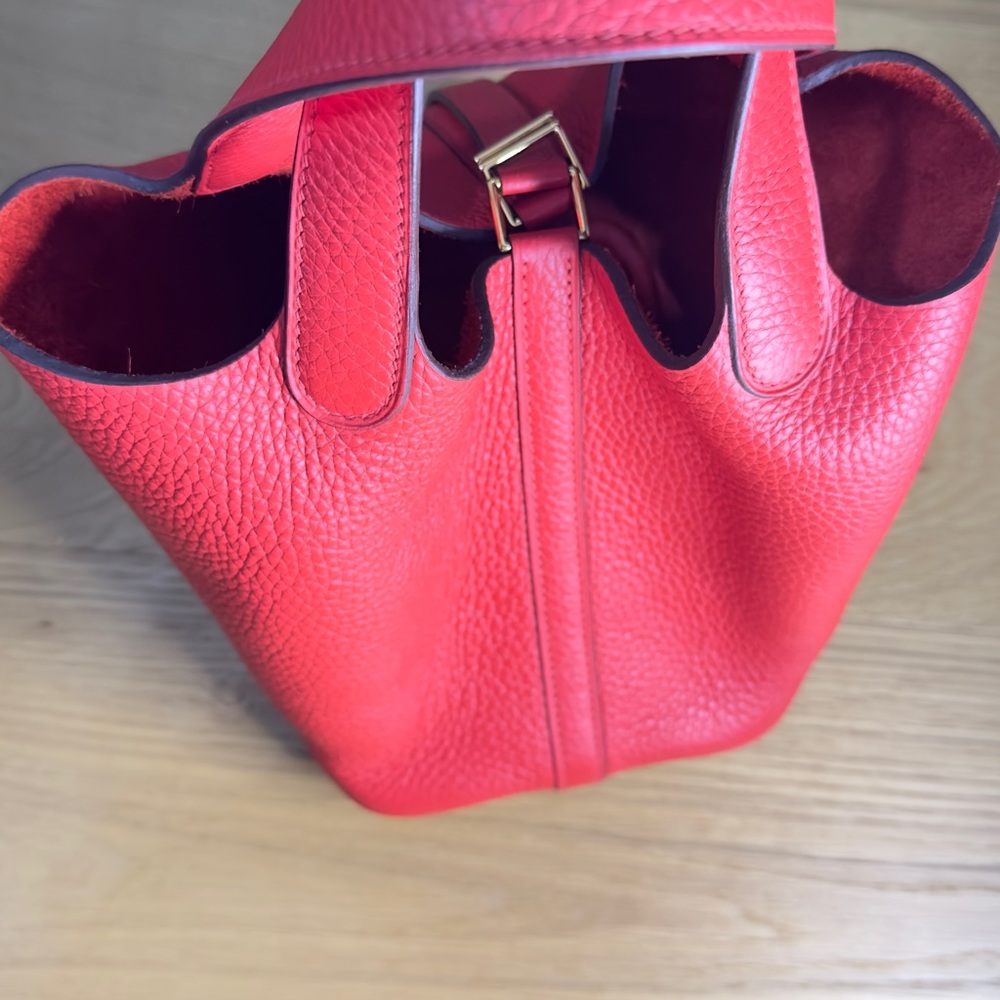 Hermes Picotin 18 Rouge Tomate